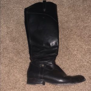 Frye tall black boots
